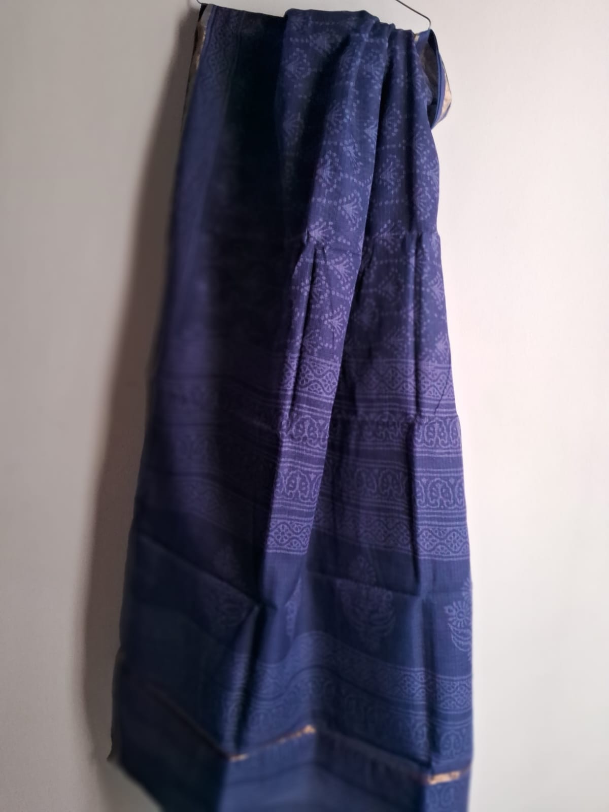 Kota Doria Hand Block Print Sarees