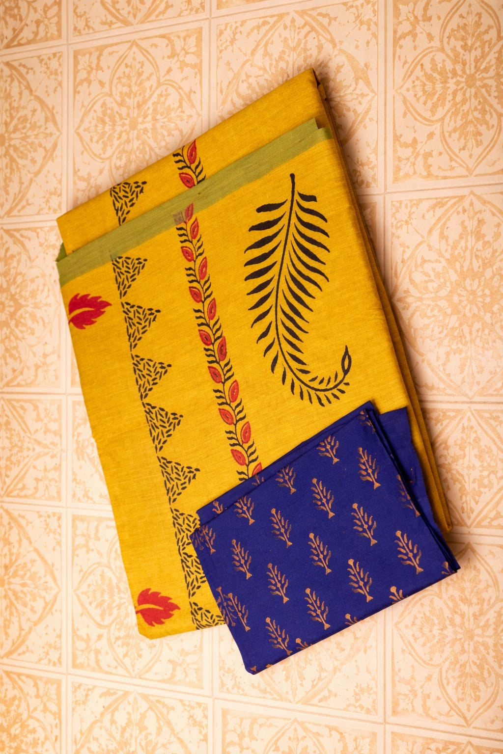 Block print cotton