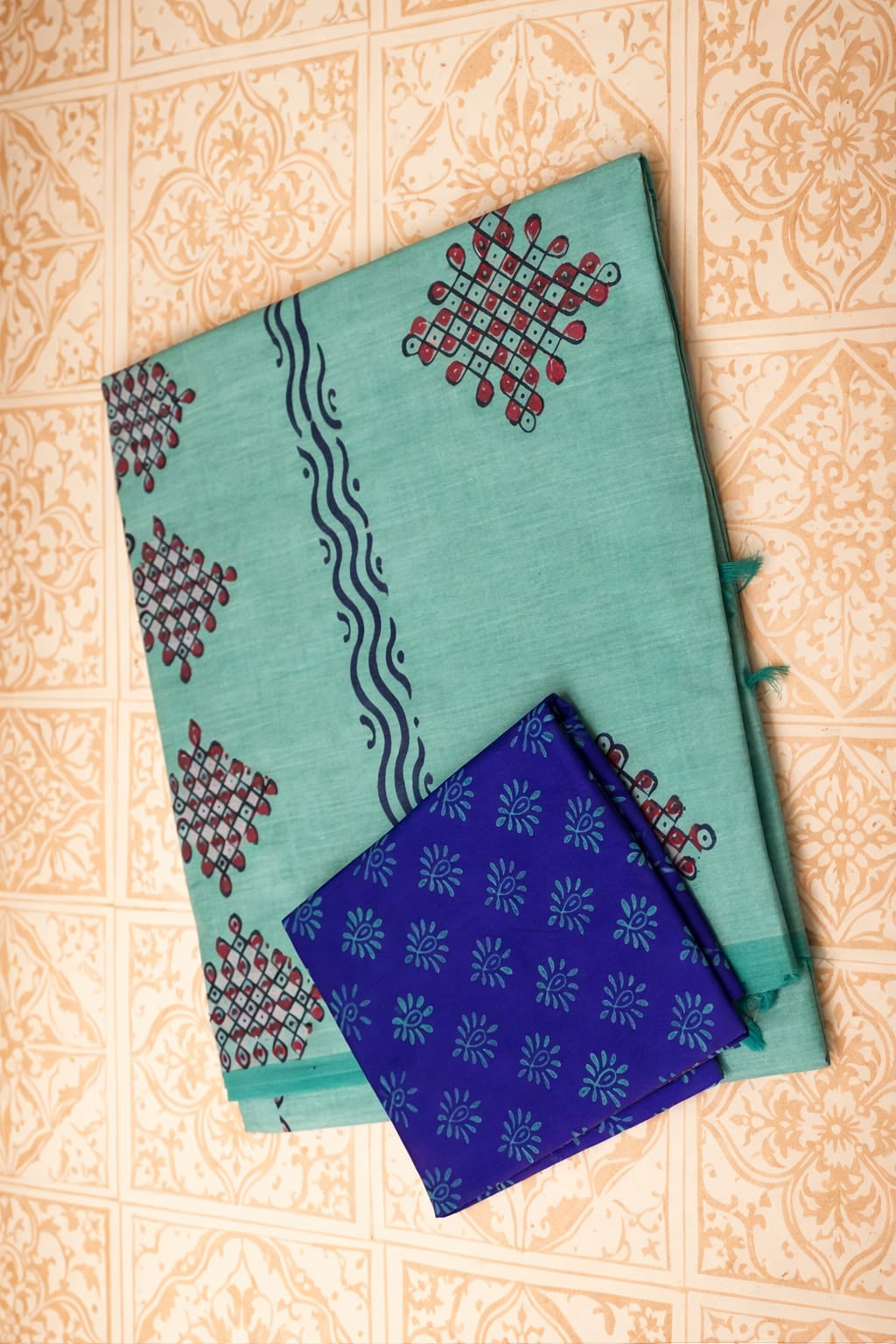 Block print cotton