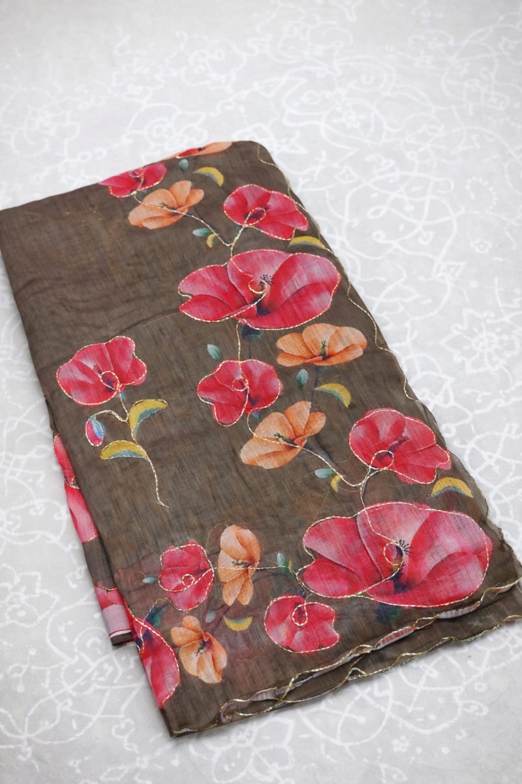 Fulwari cotton saree