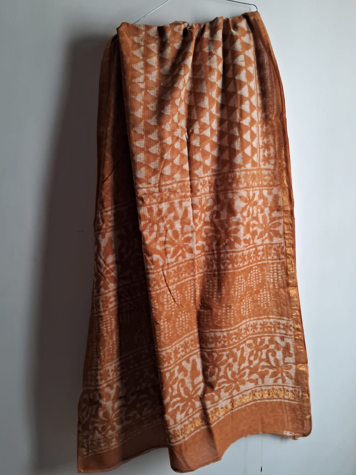 Kota Doria Hanblock Print cotton