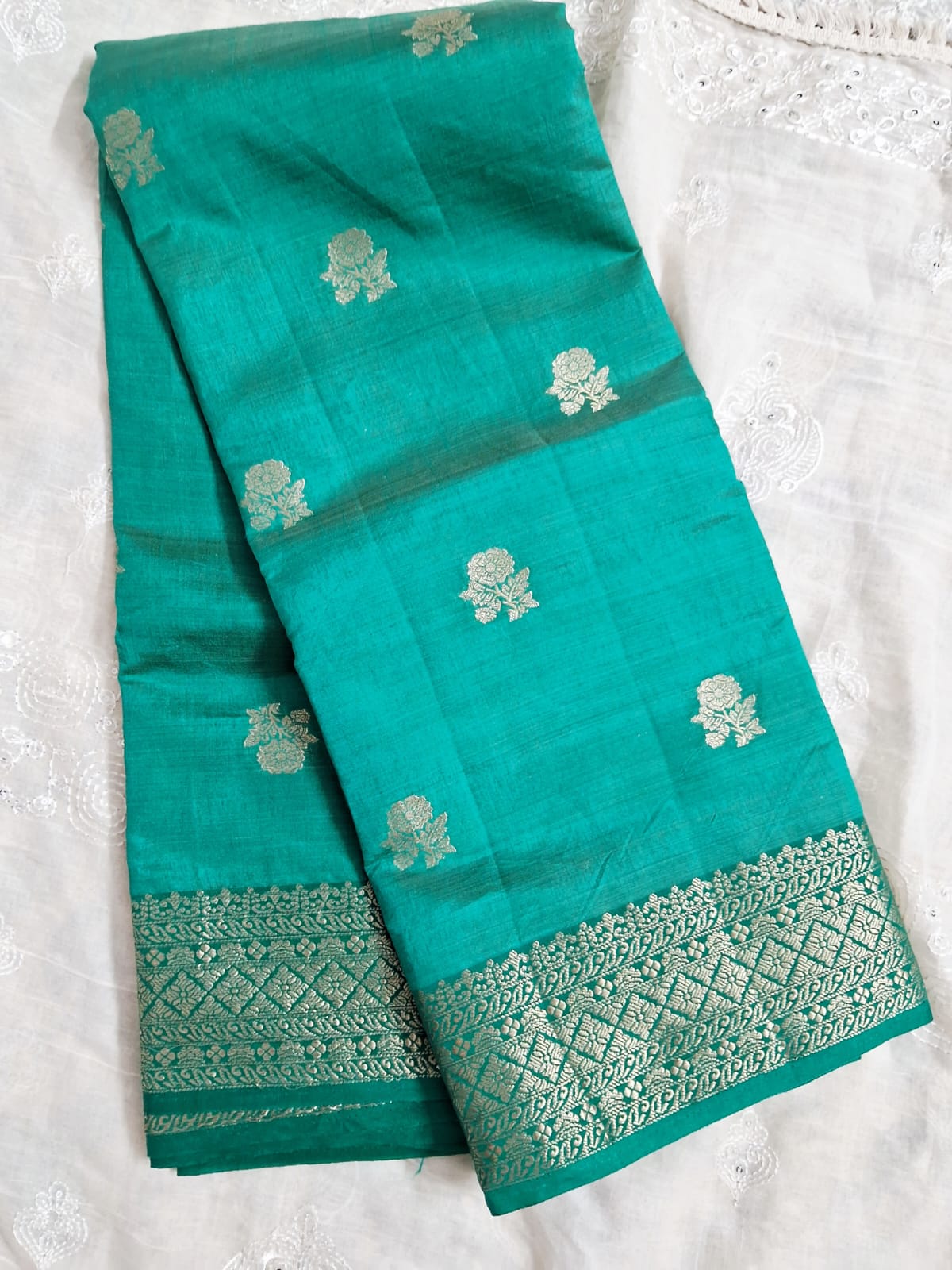 Semi Tussar silk saree