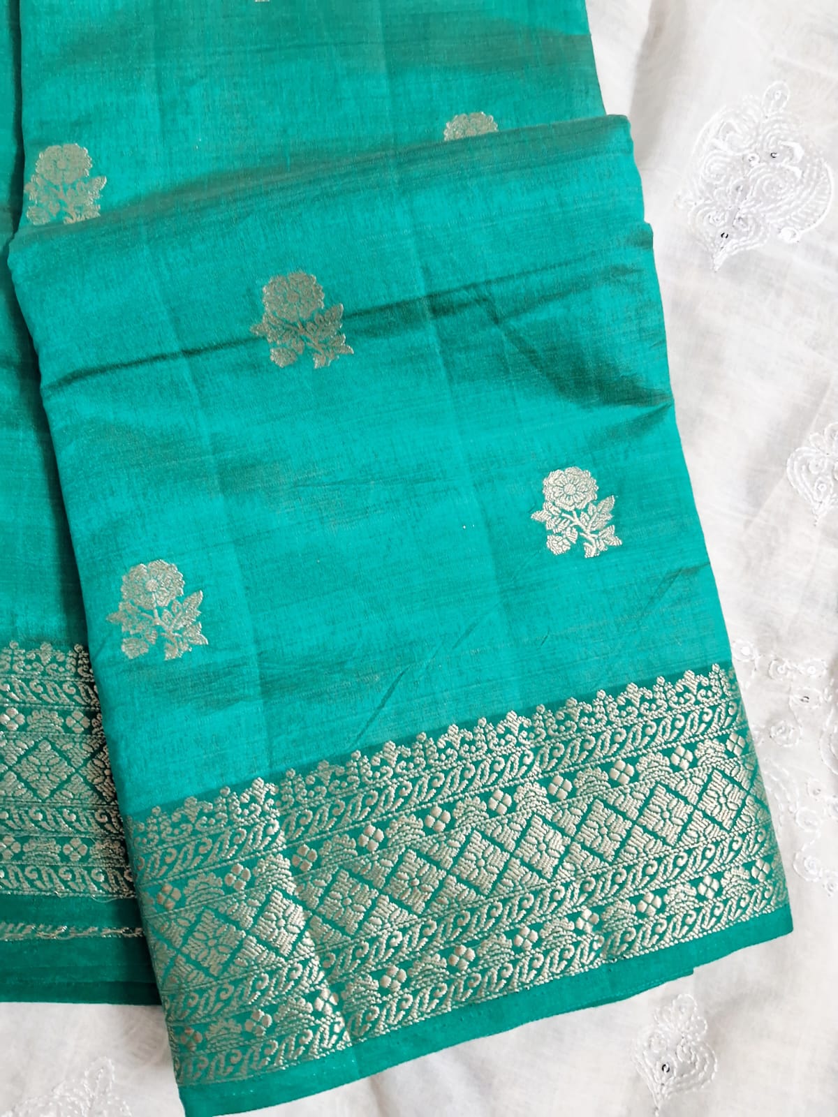 Semi Tussar silk saree