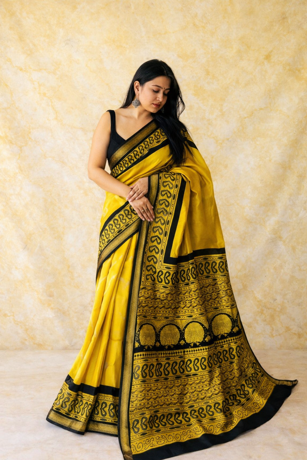 Pure Maheshwari silk