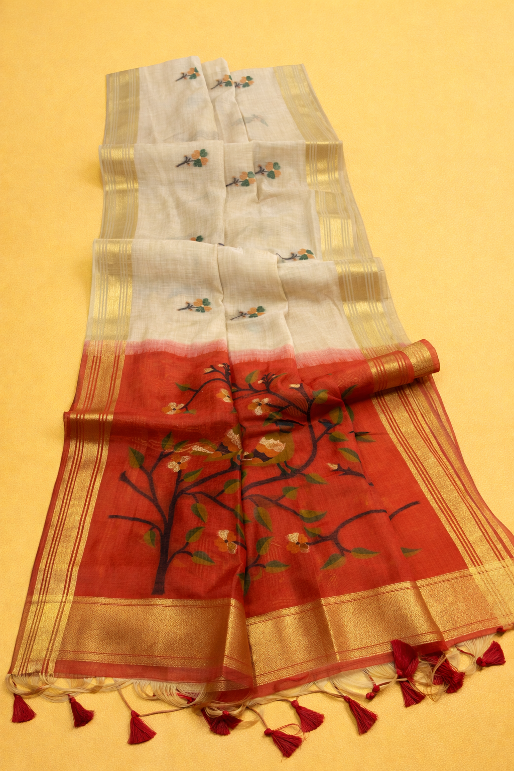Paithani Muga Cotton