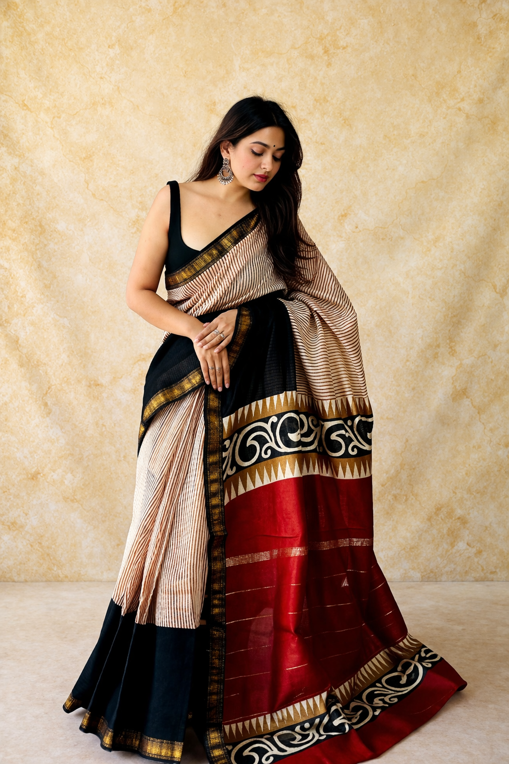 Pure Maheshwari silk