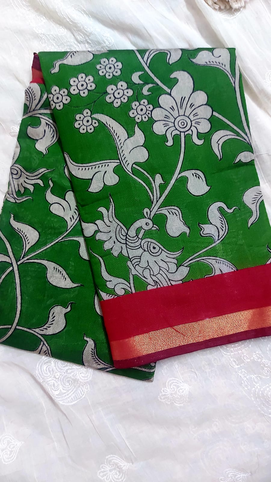Kalamkari-inspired print Cotton